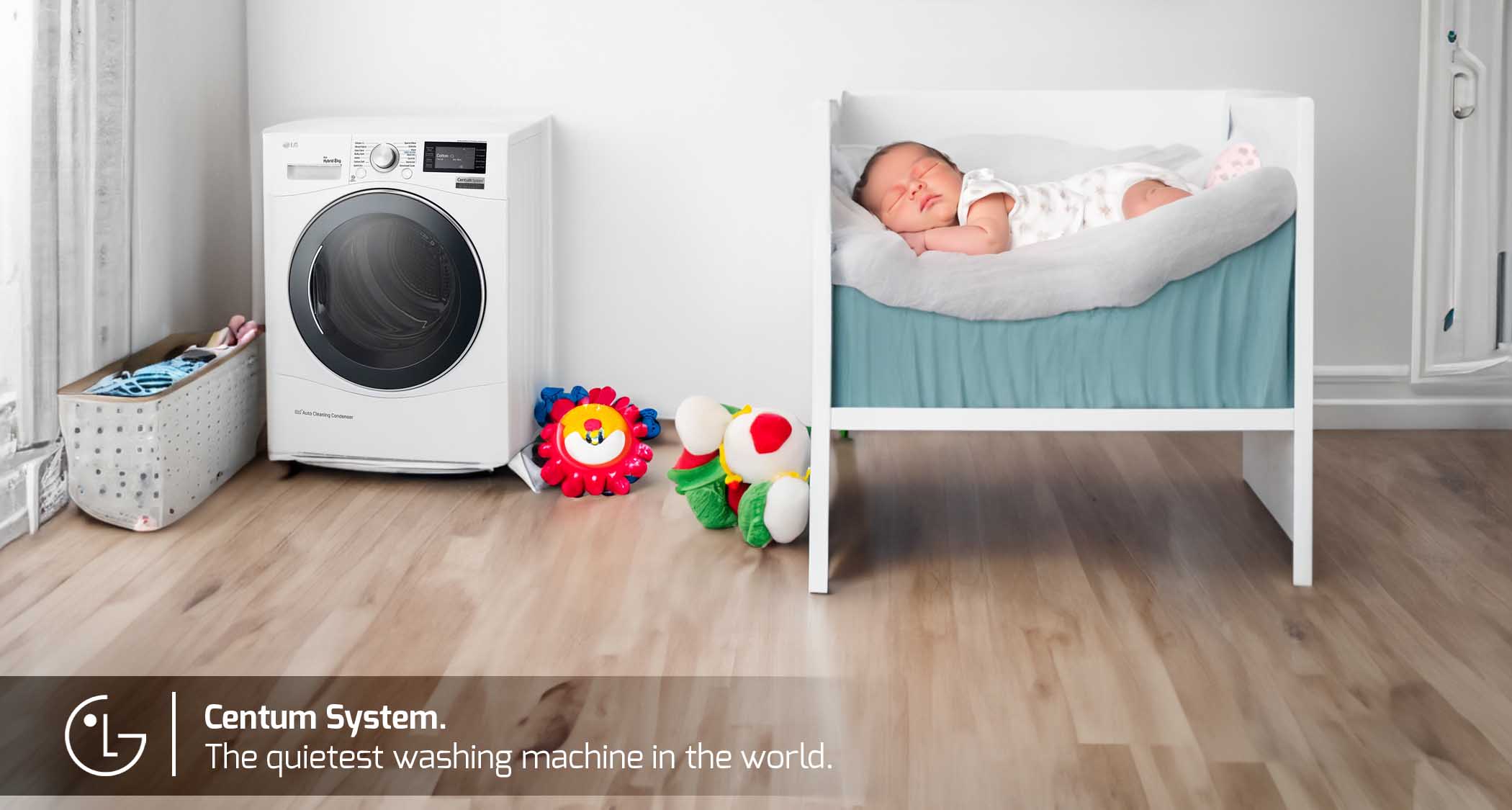 LG Centum – The Quietest Washing Machine in the World